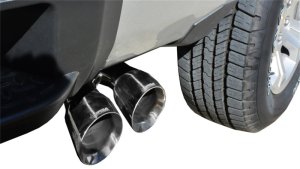 GMC Sierra 1500 Performance Exhaust - Single Side - CORSA Performance - Cat-Back, Reflective Sound Cancellation - Polished - `14-`19